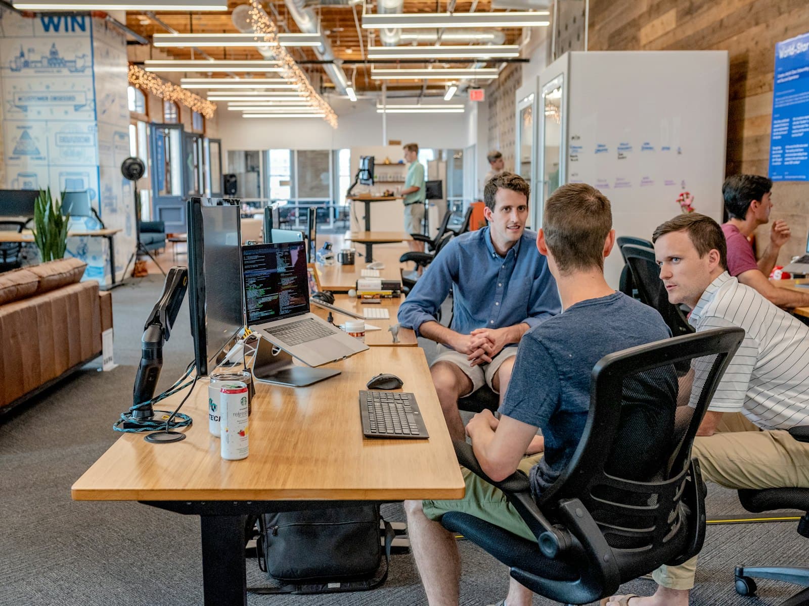 Small business team planning